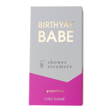 Load image into Gallery viewer, Chez Gagné - Birthyay Babe - Birthday Shower Steamers - Grapefruit