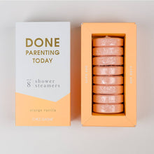 Load image into Gallery viewer, Chez Gagné - Done Parenting Today Shower Steamers - Orange Vanilla