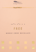Load image into Gallery viewer, Morse Code Necklaces