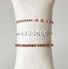 Load image into Gallery viewer, Jeny Baker Designs - Spirit Bracelets, gold: HOOK EM