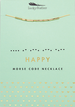 Load image into Gallery viewer, Morse Code Necklaces