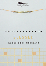 Load image into Gallery viewer, Morse Code Necklaces