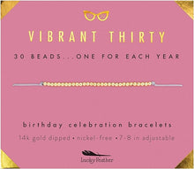 Load image into Gallery viewer, Lucky Feather Birthday Bracelets
