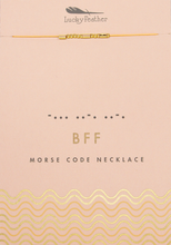 Load image into Gallery viewer, Morse Code Necklaces
