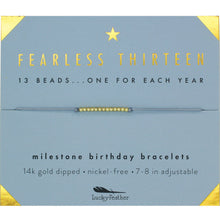 Load image into Gallery viewer, Lucky Feather Birthday Bracelets