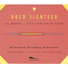 Load image into Gallery viewer, Lucky Feather Birthday Bracelets