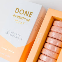 Load image into Gallery viewer, Chez Gagné - Done Parenting Today Shower Steamers - Orange Vanilla