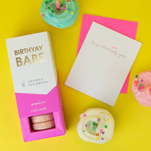 Load image into Gallery viewer, Chez Gagné - Birthyay Babe - Birthday Shower Steamers - Grapefruit