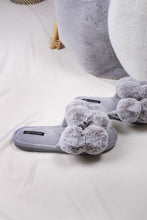 Load image into Gallery viewer, Dolly Pom Pom Slippers in Grey PRE-ORDER
