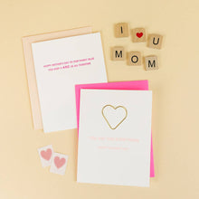 Load image into Gallery viewer, Chez Gagné - Family Glue - Mother's Day Letterpress Greeting Card