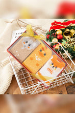Load image into Gallery viewer, Christmas Reindeer Santa Claus Fleece Socks ZK508: 01 / One Size