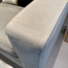 Load image into Gallery viewer, PB Comfort Square Arm Upholstered Knife-Edge Cushion Swivel Armchair