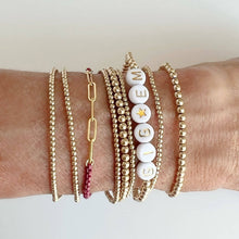 Load image into Gallery viewer, Jeny Baker Designs - Spirit Bracelets, gold: HOOK EM