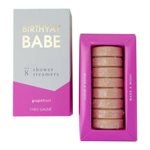 Load image into Gallery viewer, Chez Gagné - Birthyay Babe - Birthday Shower Steamers - Grapefruit