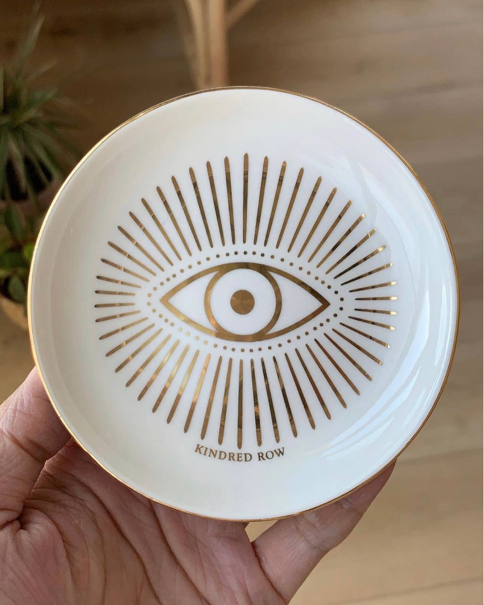 Kindred Row Evil Eye Catchall Dish LACQUER
