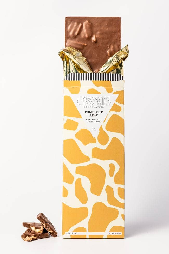 Compartes Chocolate - Potato Chip Crisp Milk Chocolate Bar