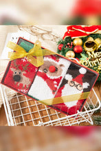 Load image into Gallery viewer, Christmas Reindeer Santa Claus Fleece Socks ZK508: 01 / One Size
