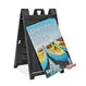 Load image into Gallery viewer, Plastic A-Frame Sign - Deluxe, 24 x 36", Black
