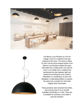 Load image into Gallery viewer, Imported Italian Black &amp; Gold Pendant
