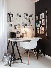 Load image into Gallery viewer, Modern Molded Plastic Armchair with Natural Wooden Legs
