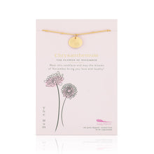 Load image into Gallery viewer, Birth Flower Necklace - November
